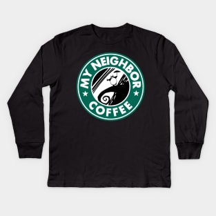 My Neighbor Coffee Kids Long Sleeve T-Shirt